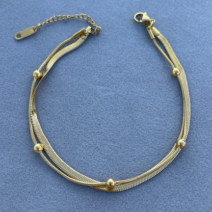 Double Layered Anklet