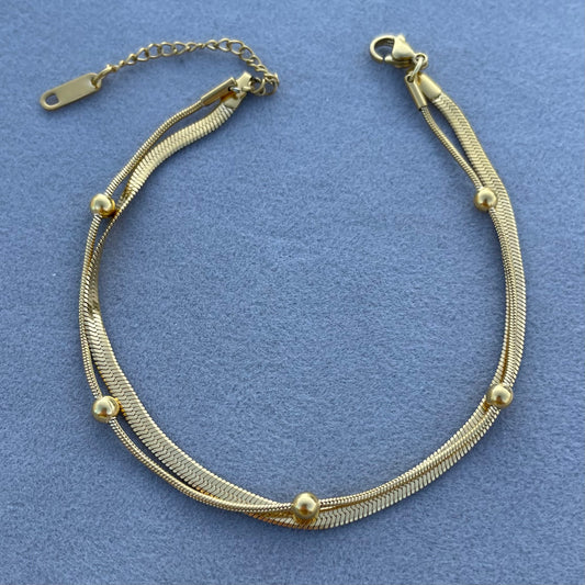 Double Layered Anklet